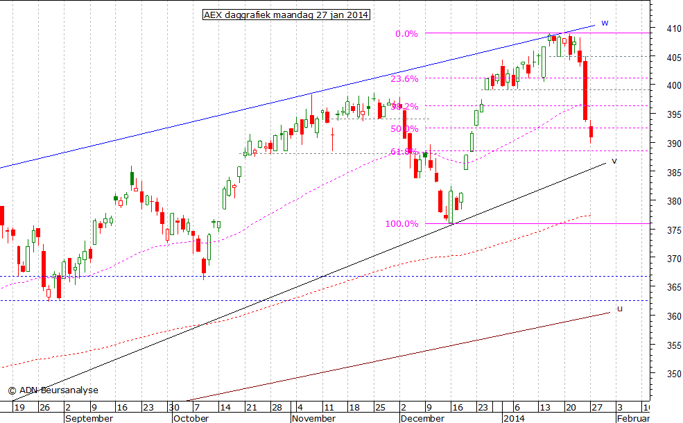 AEX daggrafiek 270114